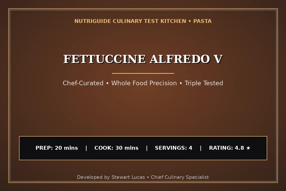 Fettuccine Alfredo V