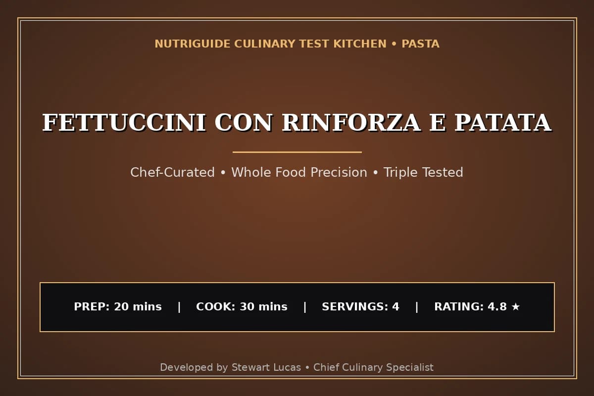 Fettuccini Con Rinforza E Patata