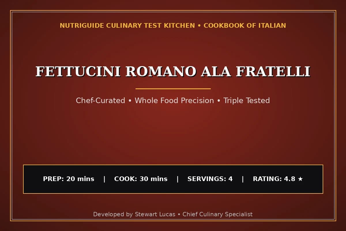 Fettucini Romano Ala Fratelli