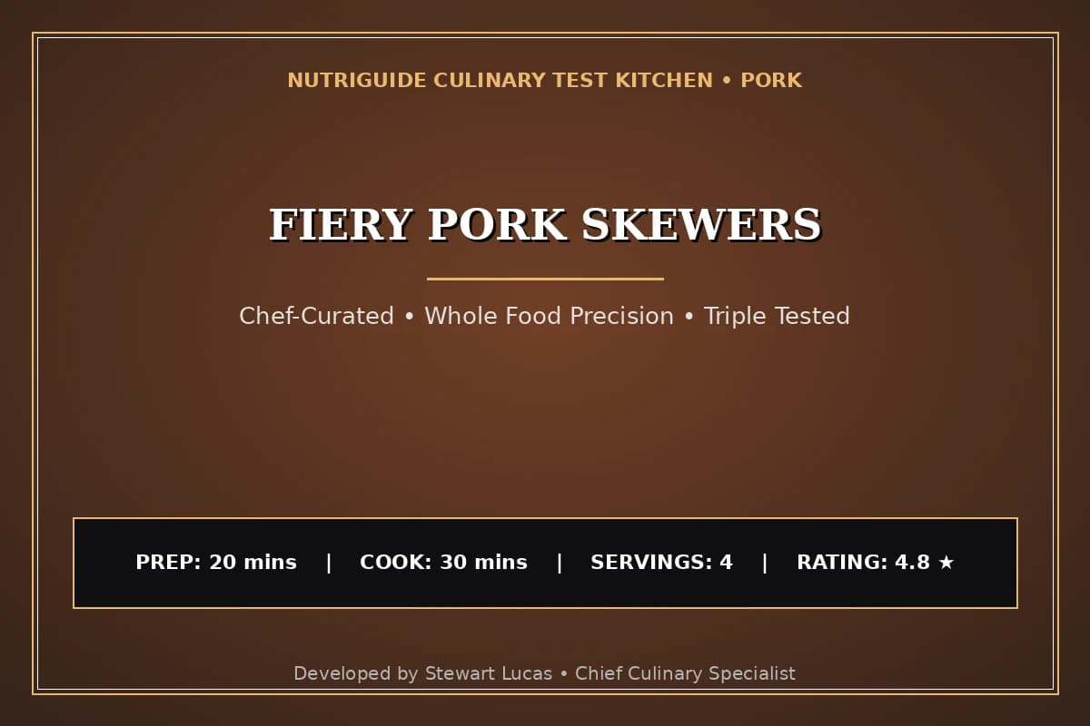 Fiery Pork Skewers
