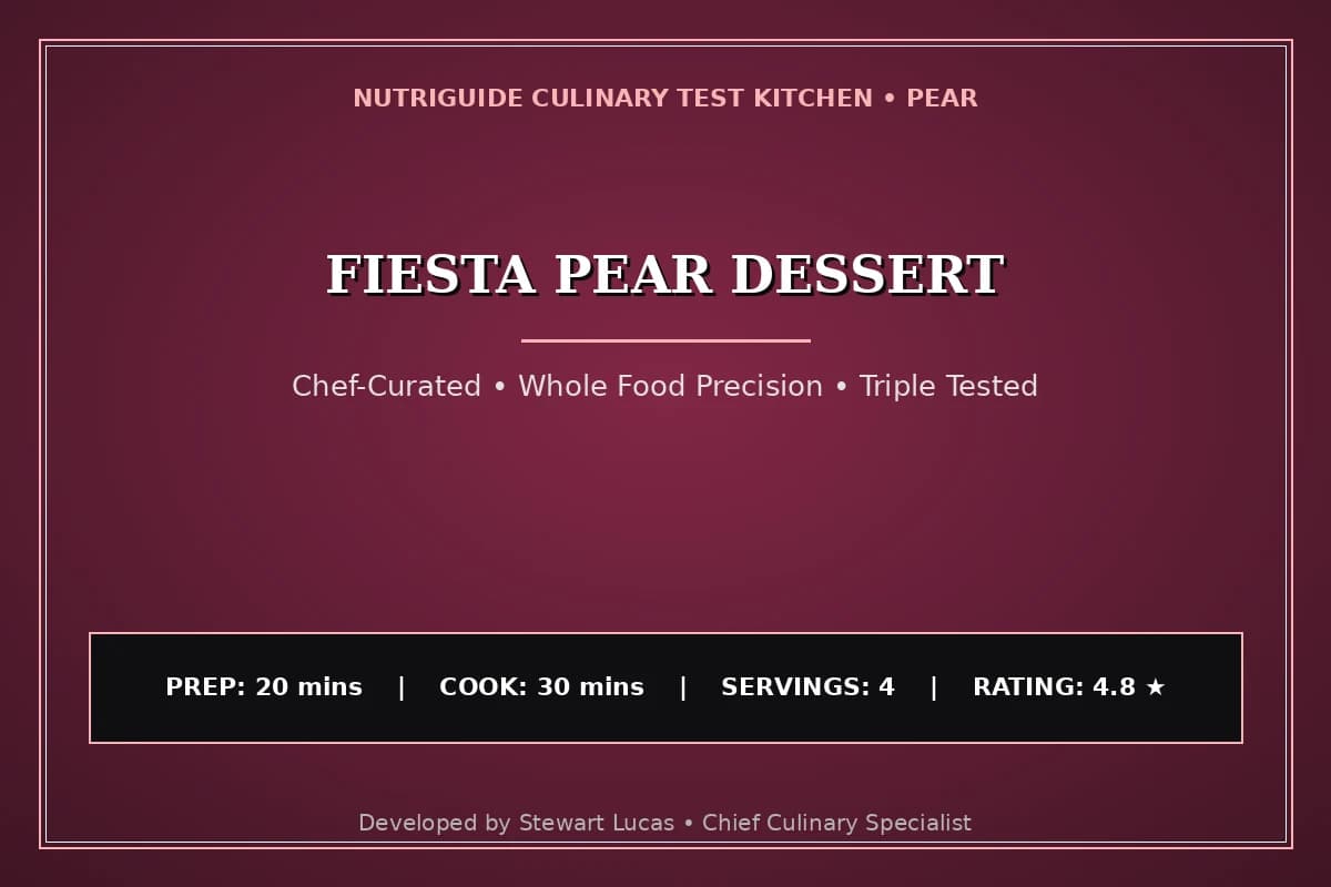 Fiesta Pear Dessert