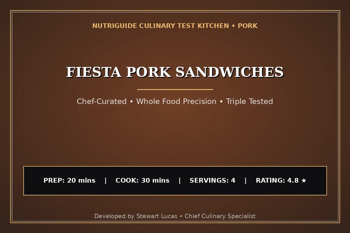 Fiesta Pork Sandwiches