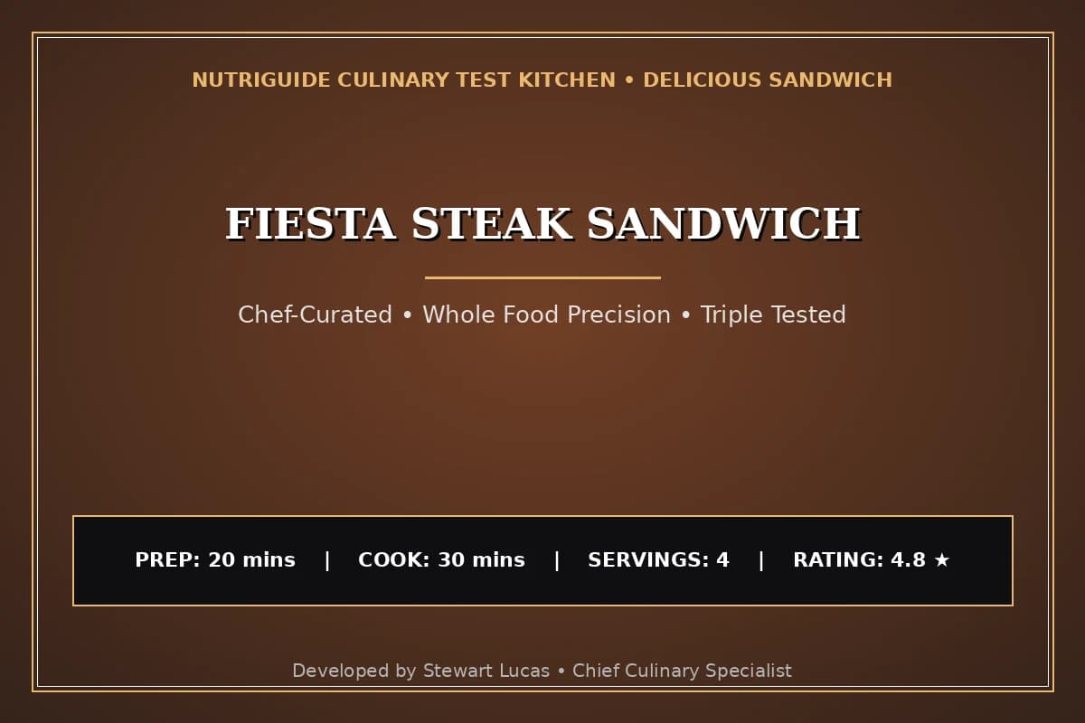 Fiesta Steak Sandwich