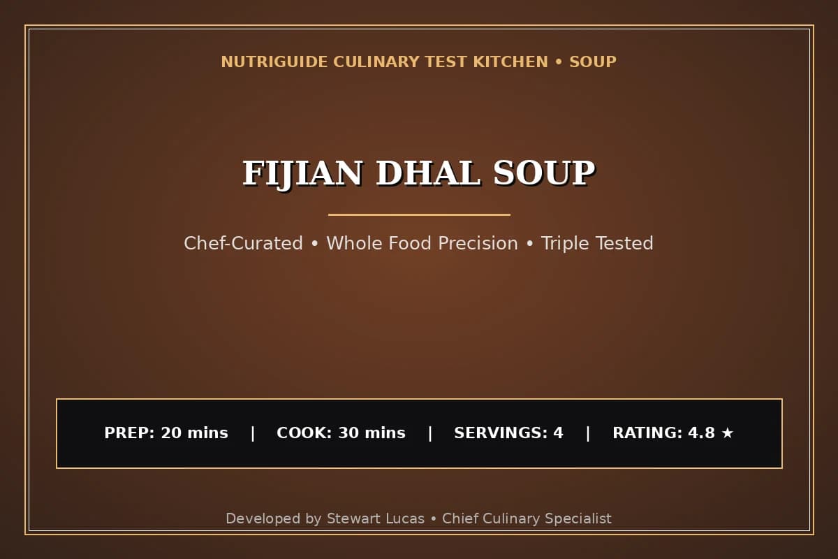 Fijian Dhal Soup