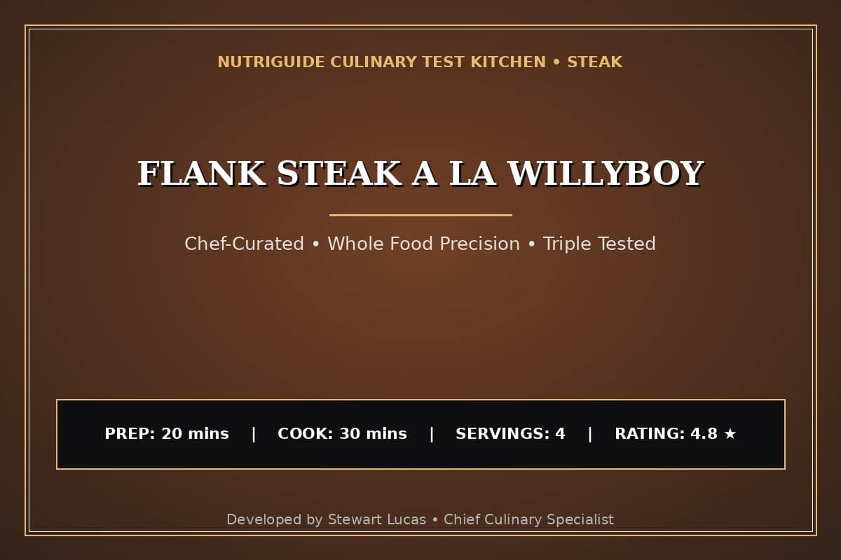 Flank Steak A La Willyboy
