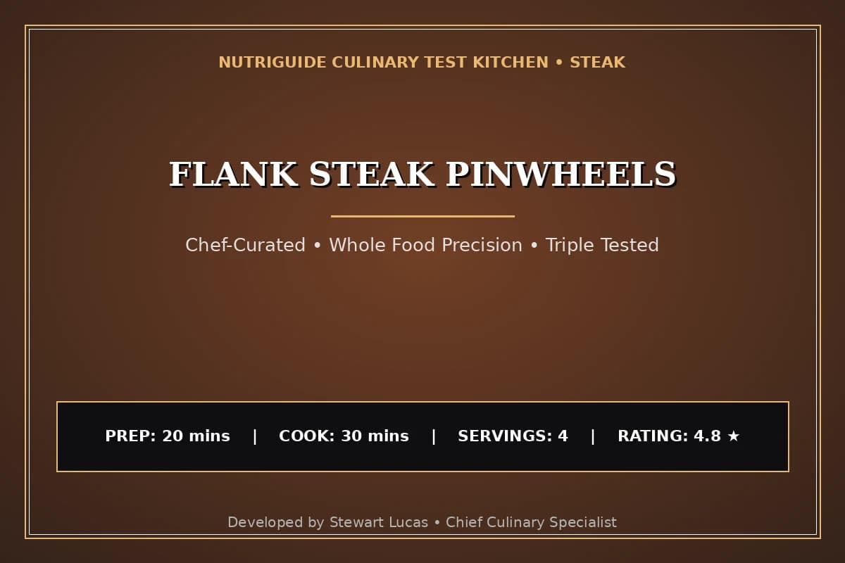 Flank Steak Pinwheels