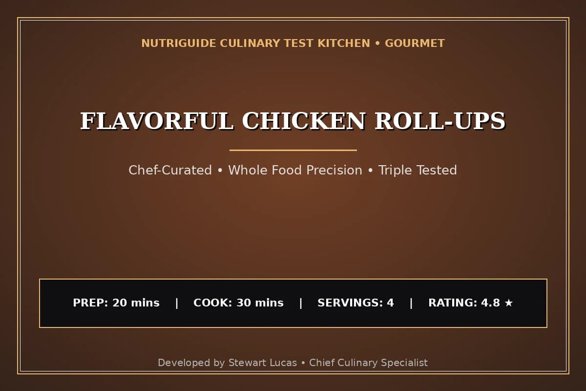 Flavorful Chicken Roll-Ups