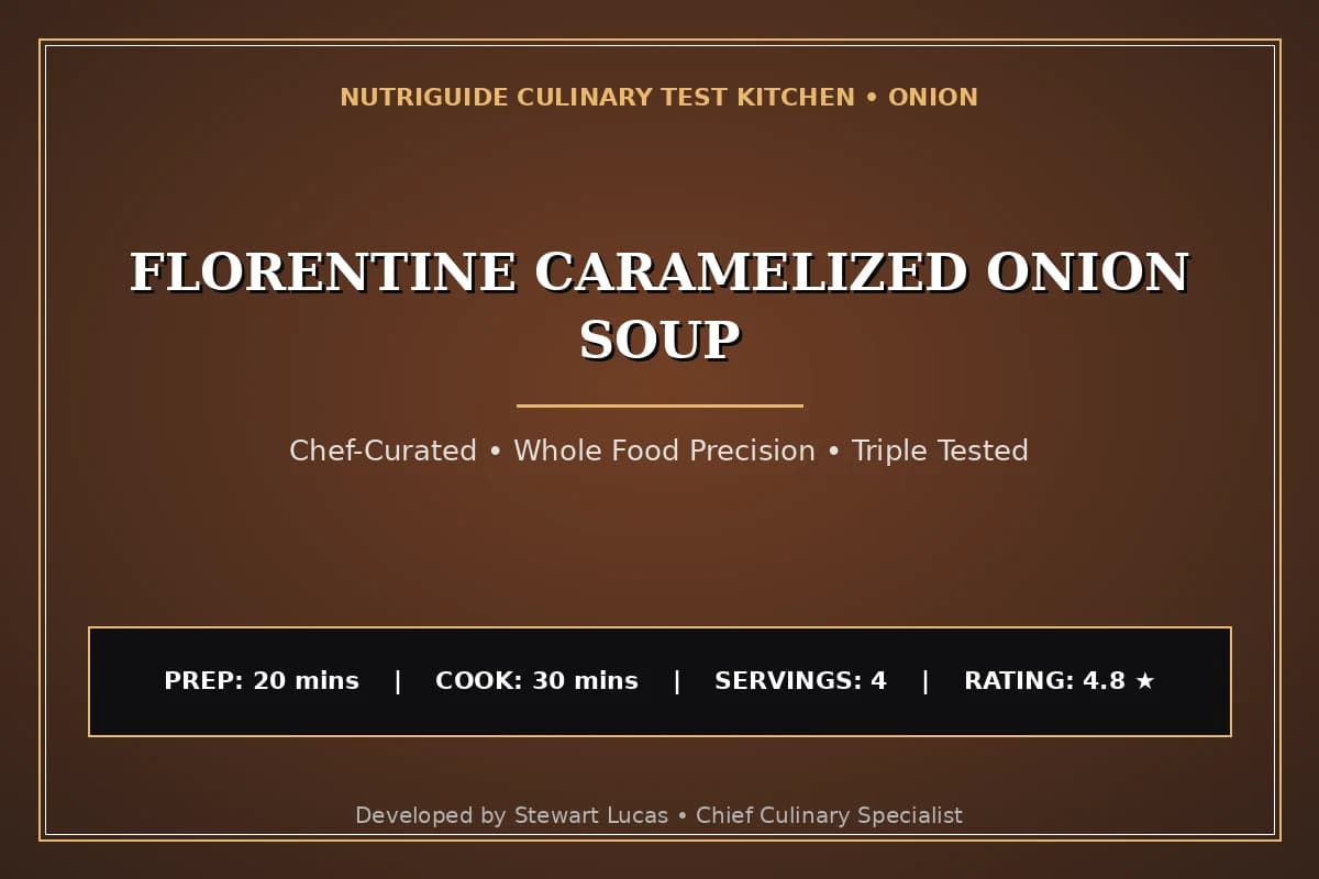 Florentine Caramelized Onion Soup