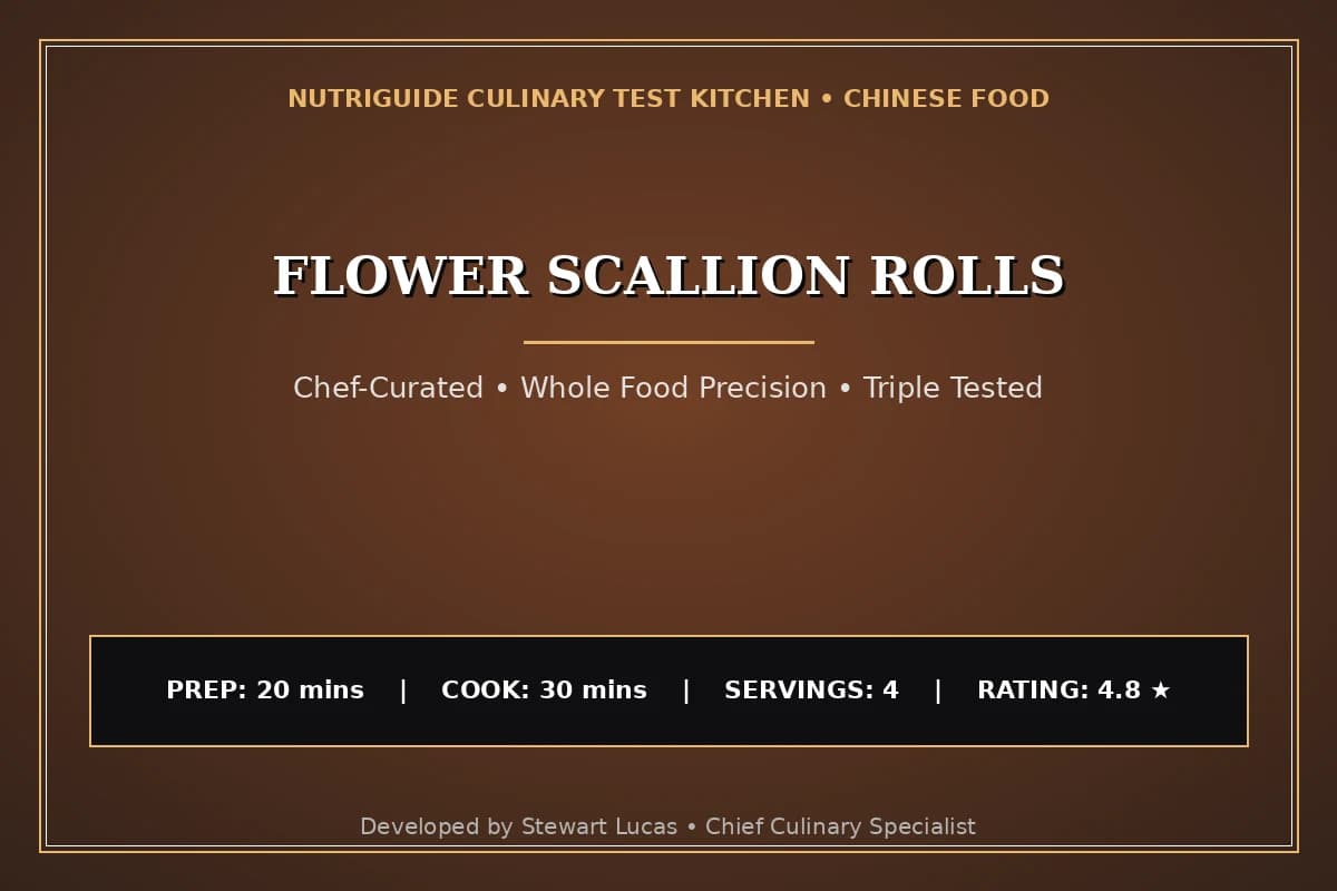 Flower Scallion Rolls