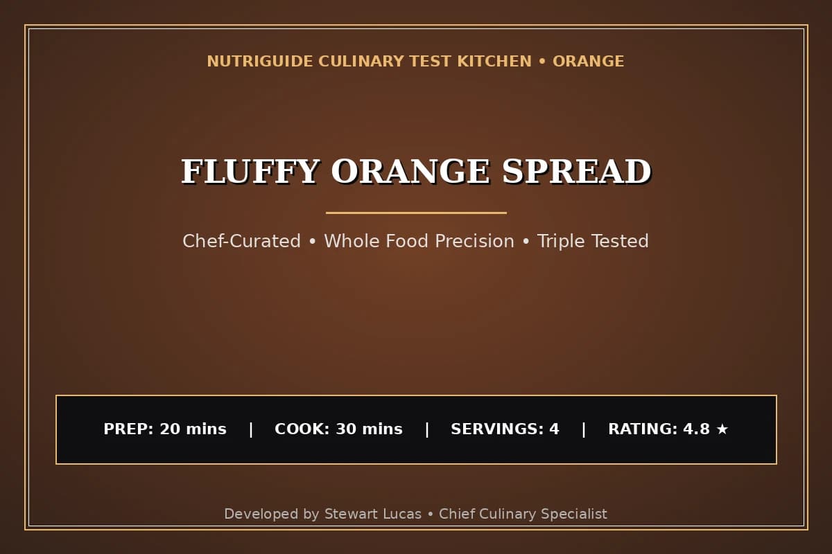 Fluffy Orange Spread