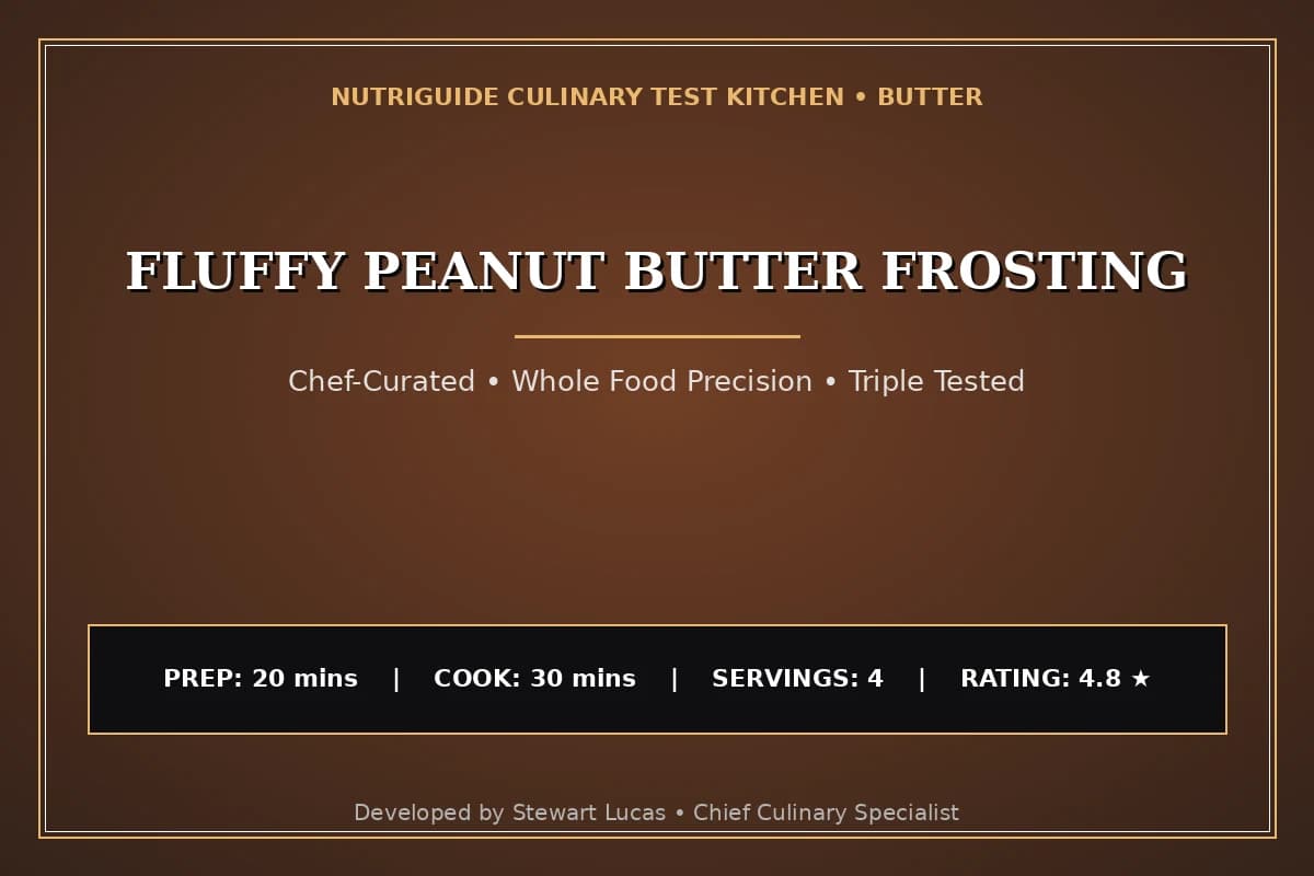 Fluffy Peanut Butter Frosting