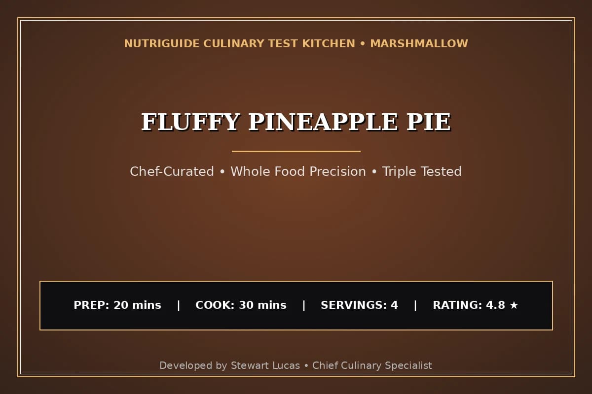 Fluffy Pineapple Pie
