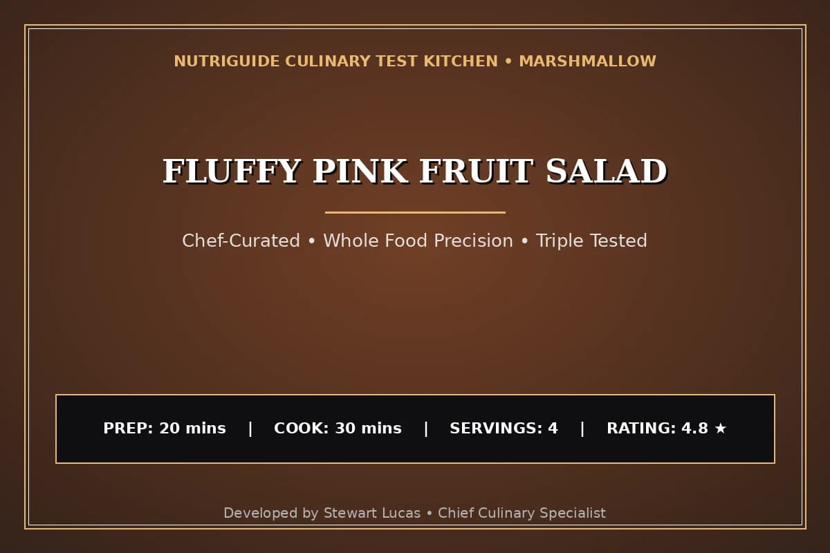 Fluffy Pink Fruit Salad