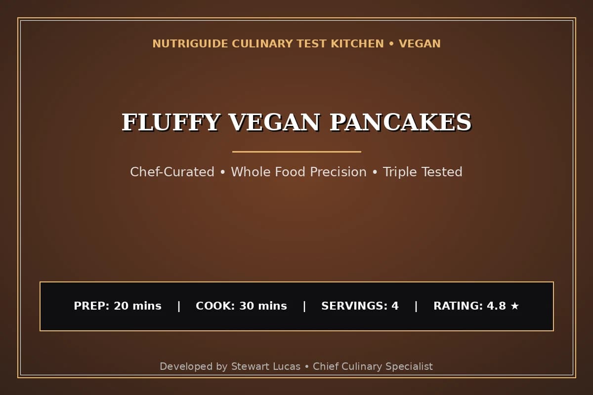 Fluffy Vegan Pancakes