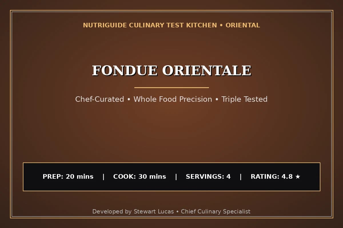 Fondue Orientale