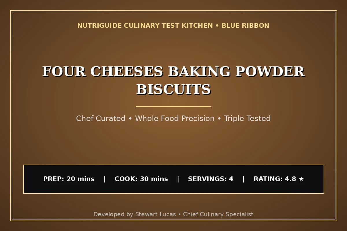 Four Cheeses Baking Powder Biscuits