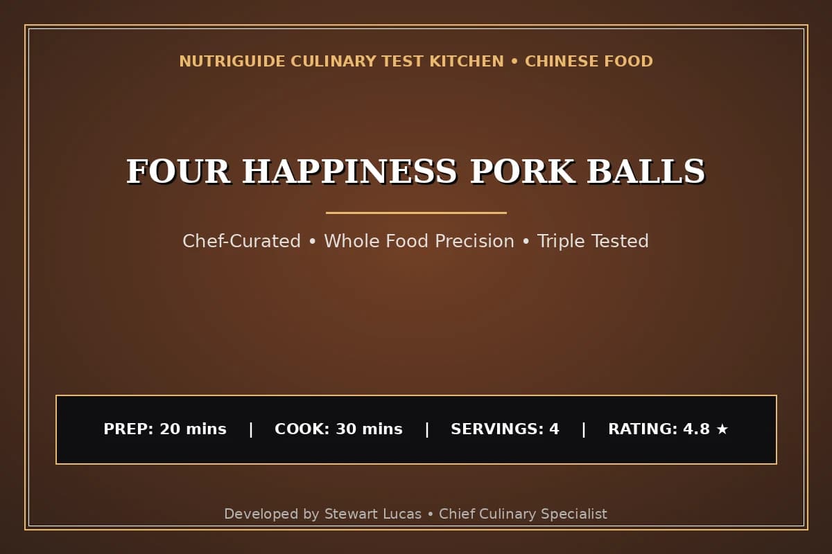 Four Happiness Pork Balls