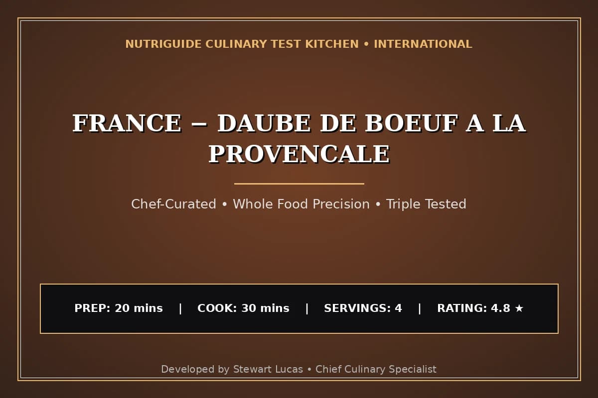 France − Daube De Boeuf A La Provencale