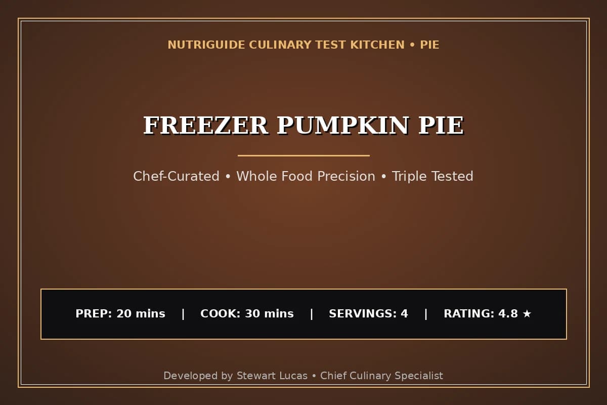 Freezer Pumpkin Pie