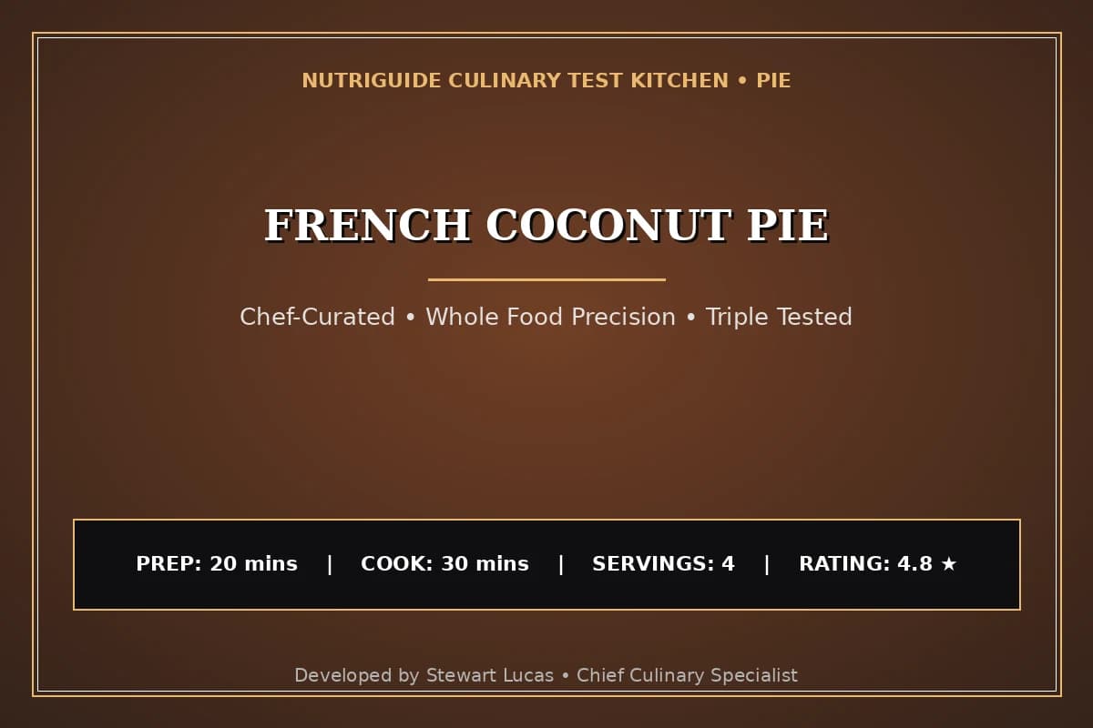 French Coconut Pie