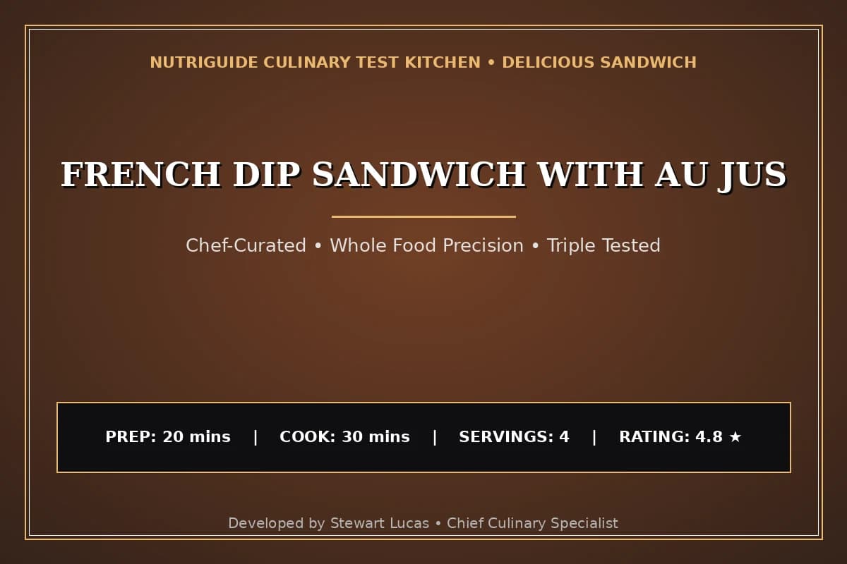 French Dip Sandwich With Au Jus