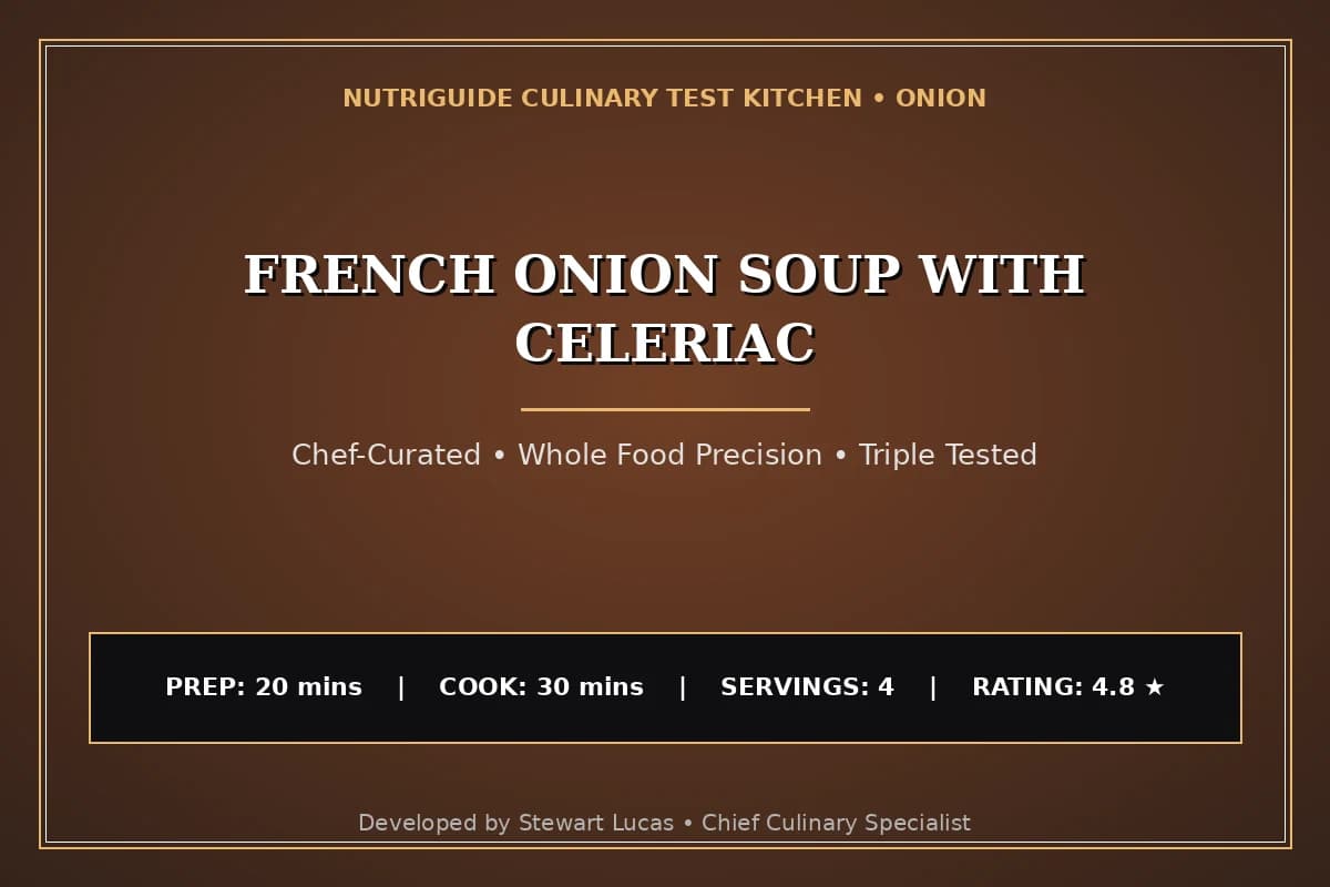 French Onion Soup With Celeriac