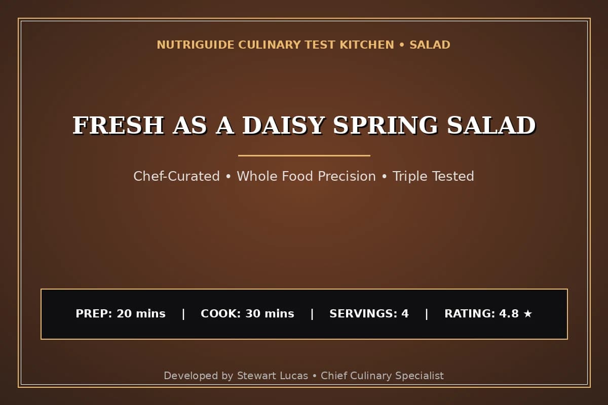 Fresh As A Daisy Spring Salad