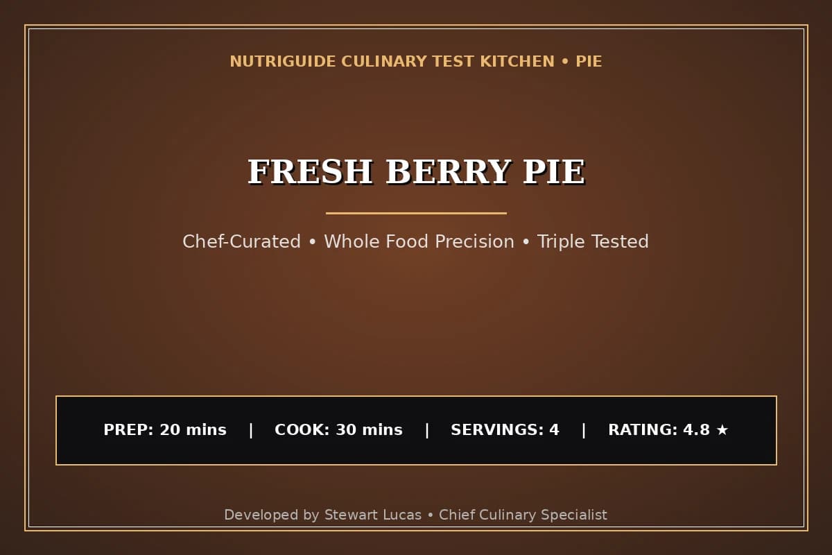 Fresh Berry Pie
