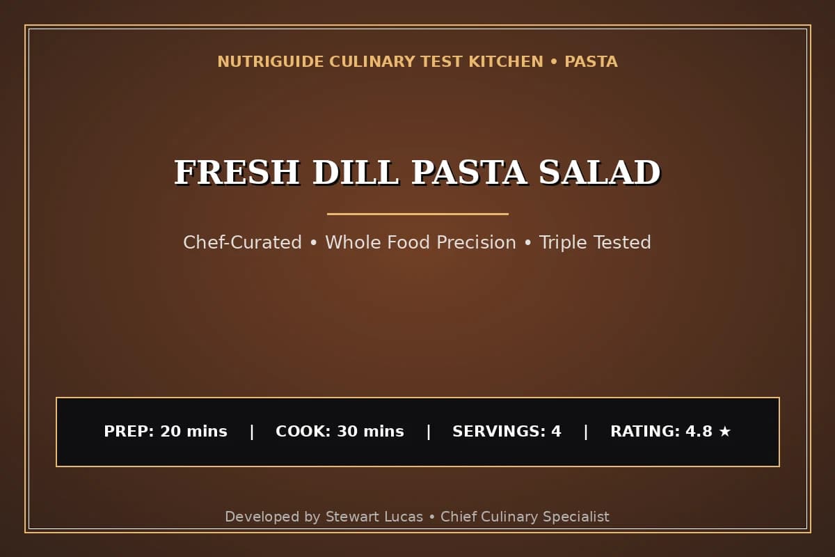 Fresh Dill Pasta Salad