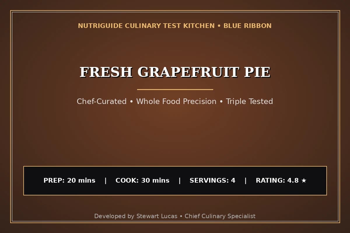 Fresh Grapefruit Pie