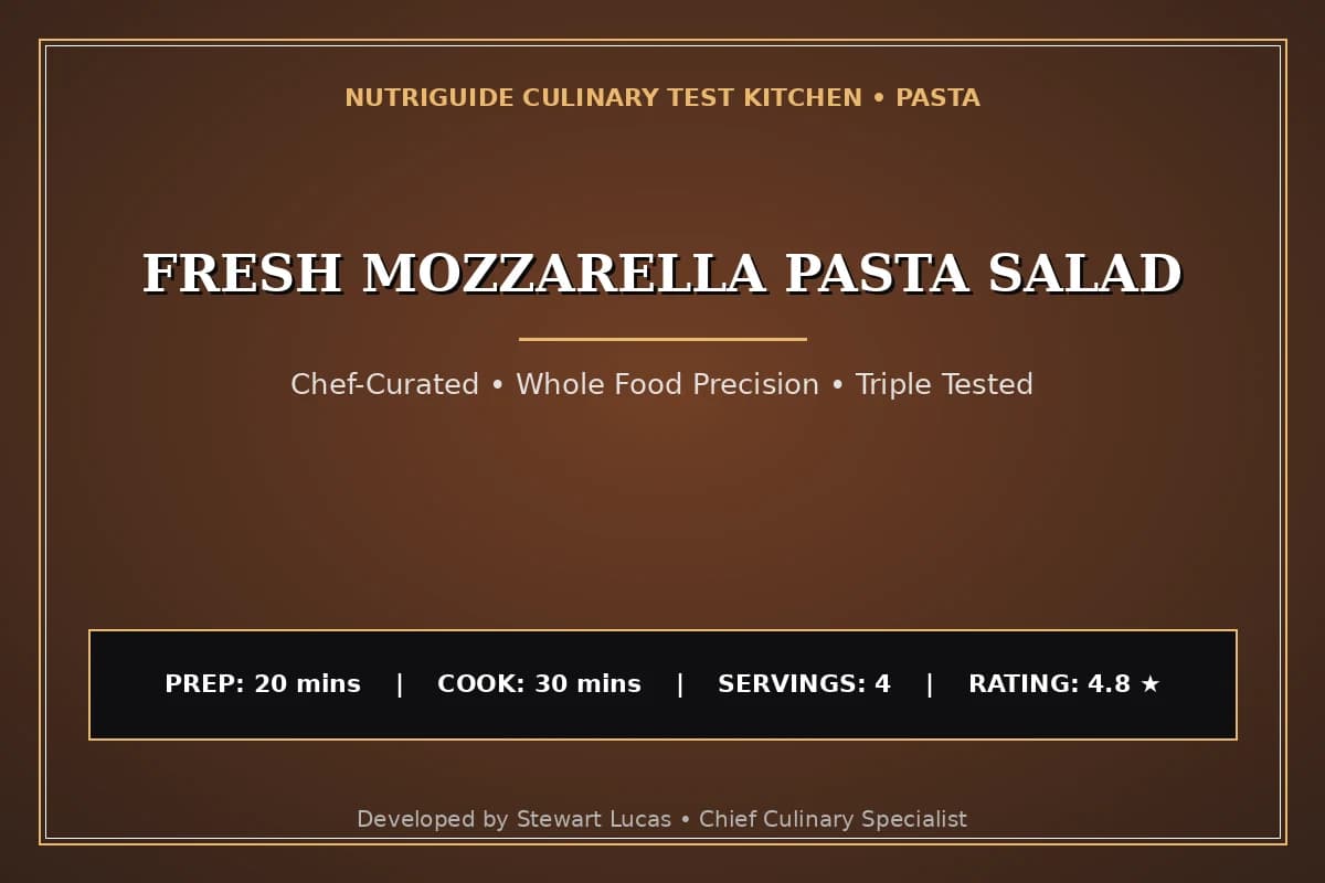 Fresh Mozzarella Pasta Salad