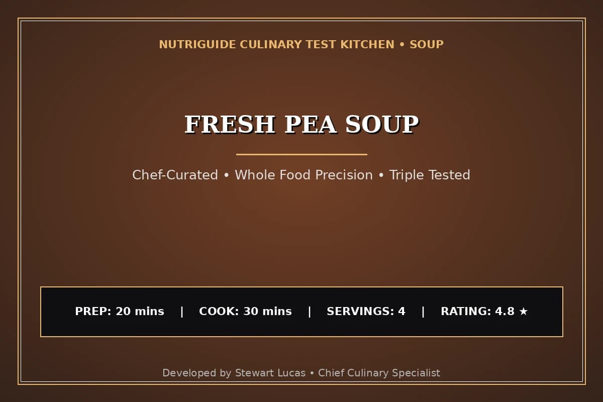 Fresh Pea Soup