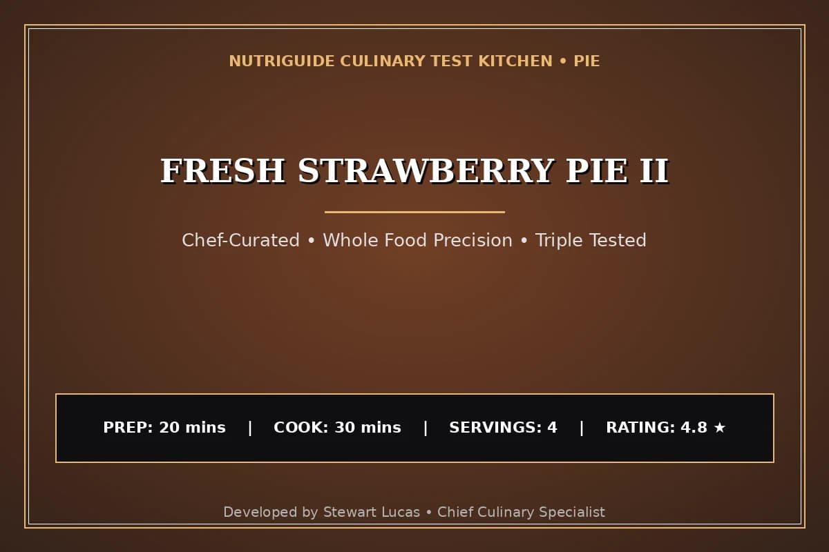 Fresh Strawberry Pie Ii