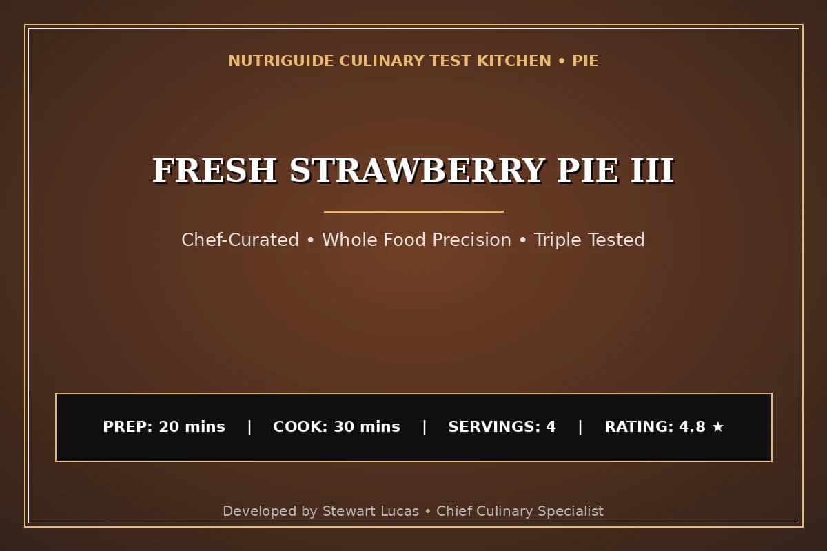 Fresh Strawberry Pie Iii