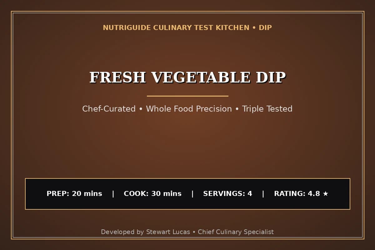 Fresh Vegetable Dip