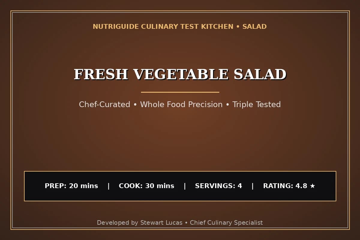 Fresh Vegetable Salad