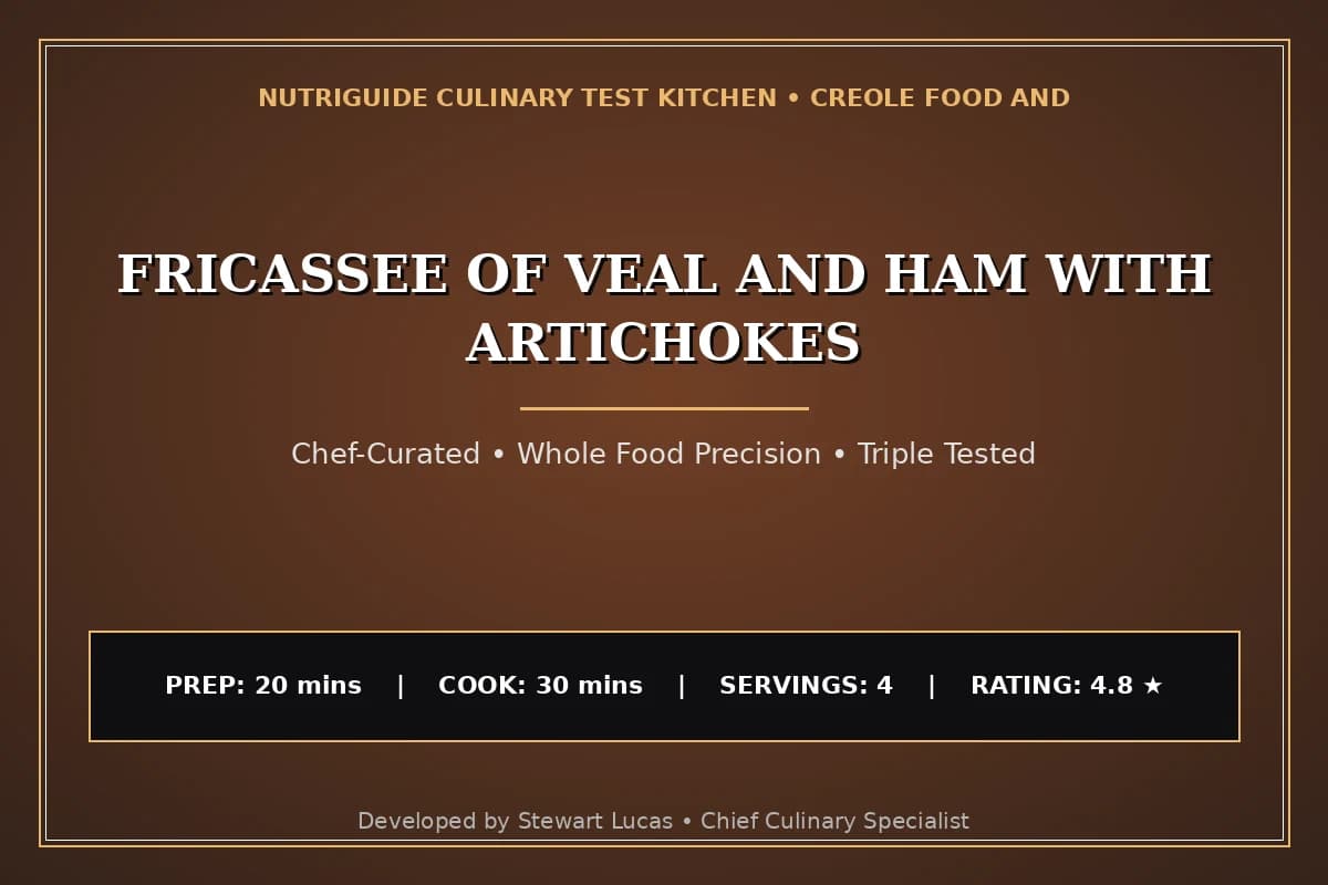 Fricassee Of Veal And Ham With Artichokes