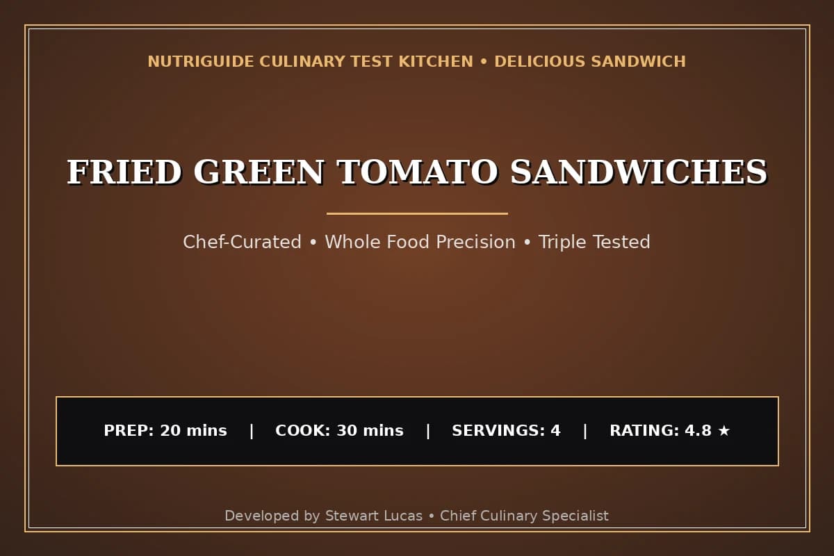 Fried Green Tomato Sandwiches