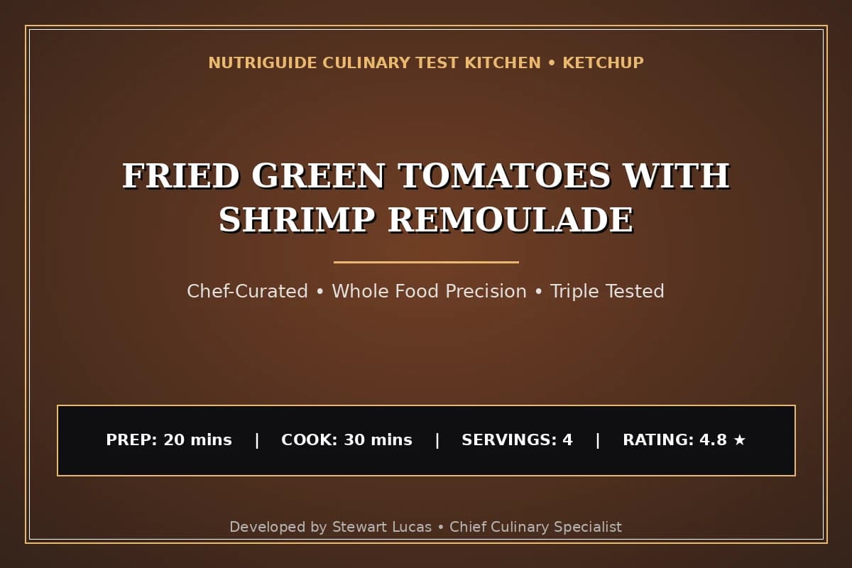 Fried Green Tomatoes With Shrimp Remoulade