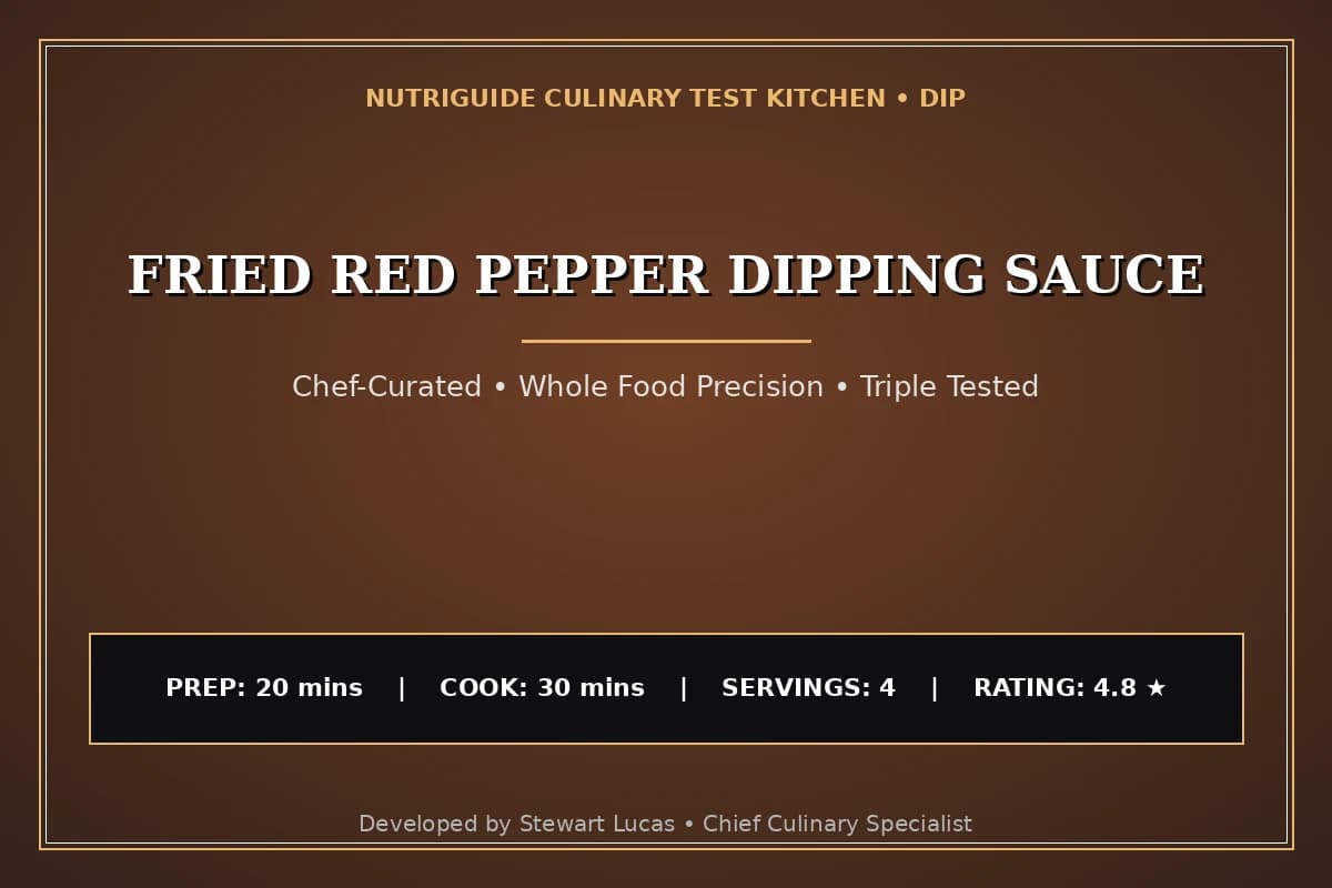 Fried Red Pepper Dipping Sauce