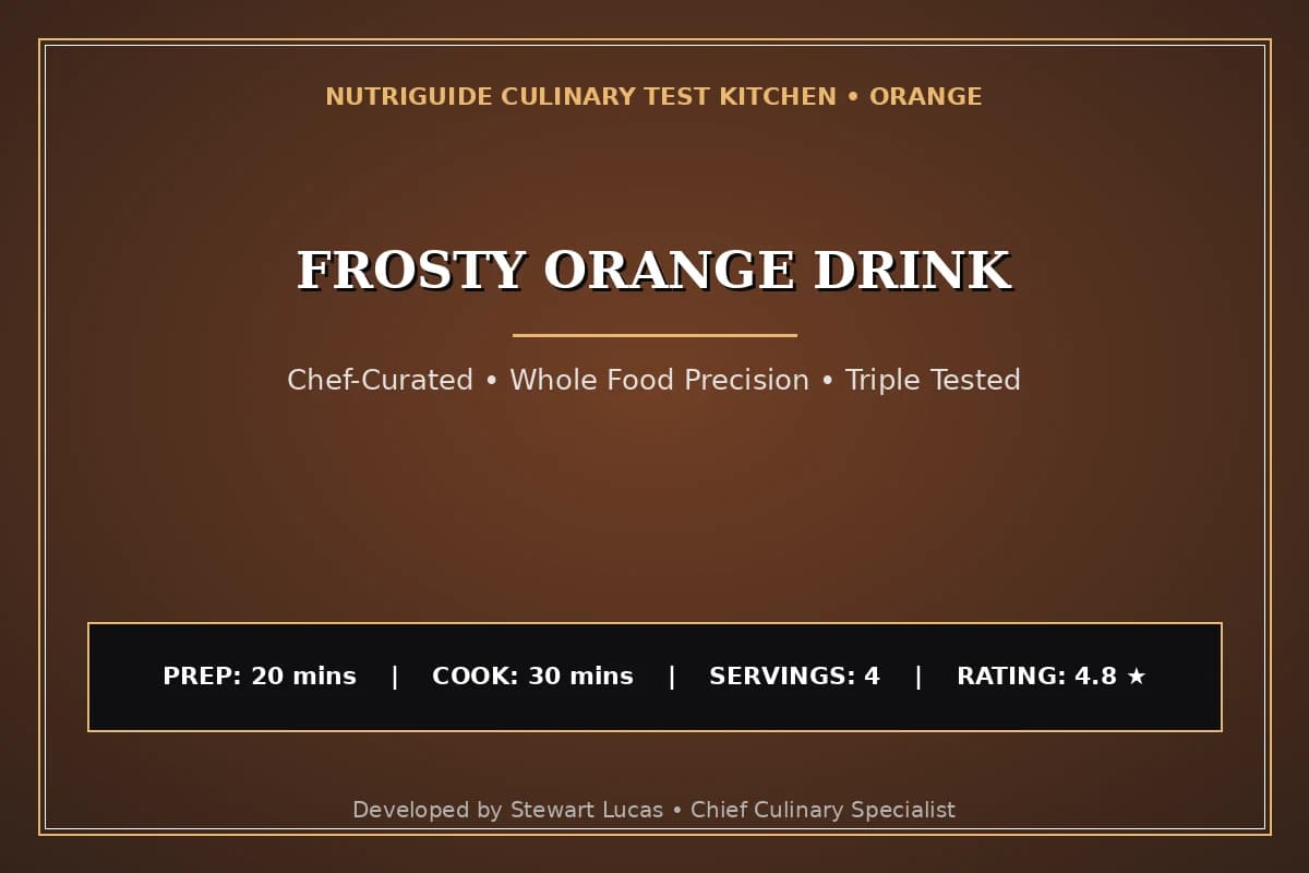 Frosty Orange Drink