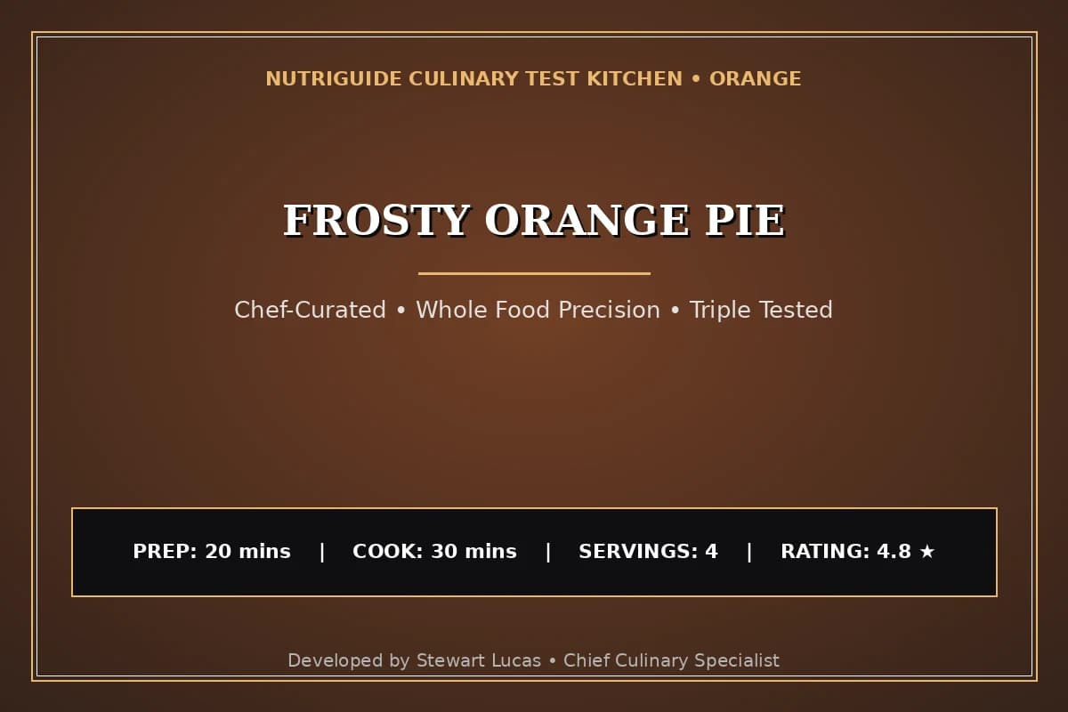 Frosty Orange Pie