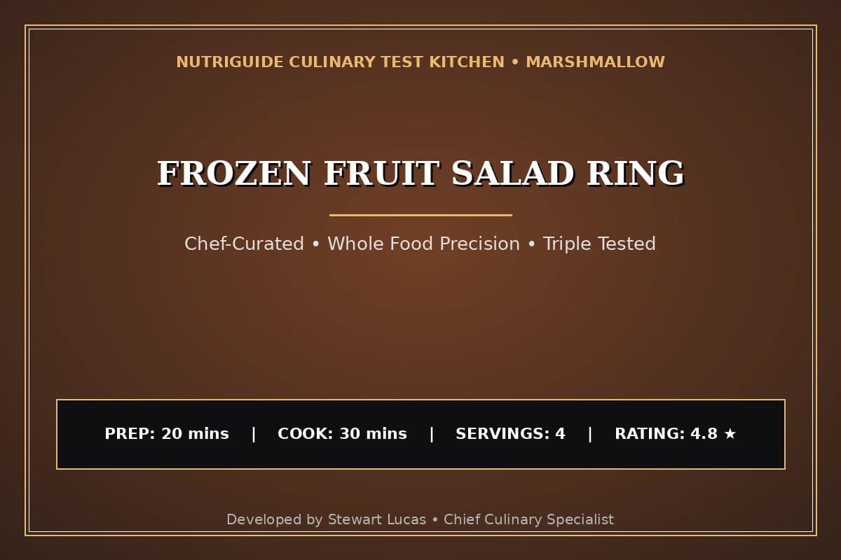 Frozen Fruit Salad Ring