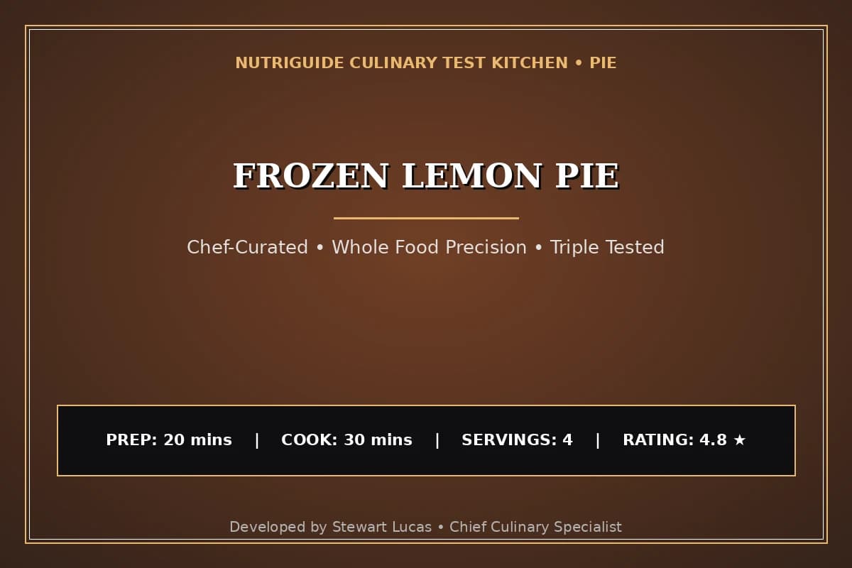 Frozen Lemon Pie