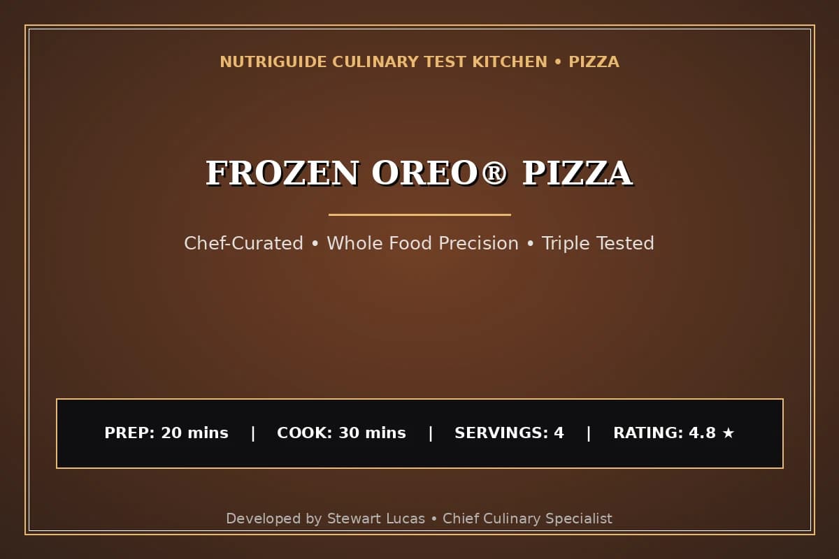 Frozen Oreo® Pizza