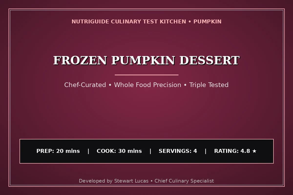Frozen Pumpkin Dessert