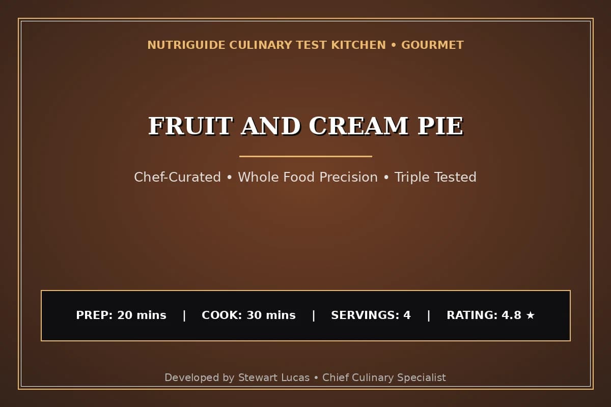 Fruit And Cream Pie