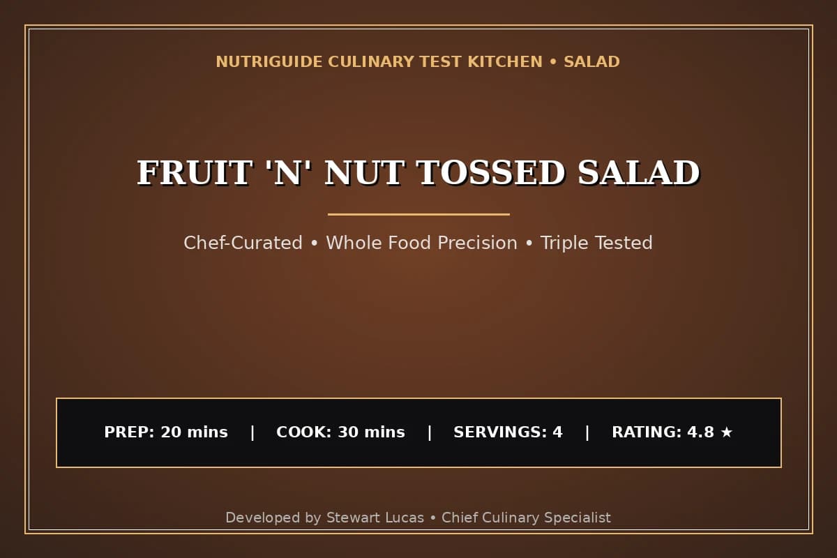 Fruit 'N' Nut Tossed Salad