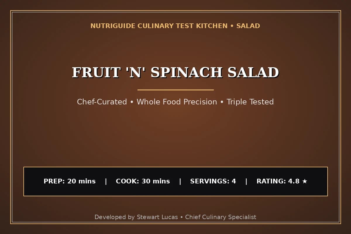 Fruit 'N' Spinach Salad