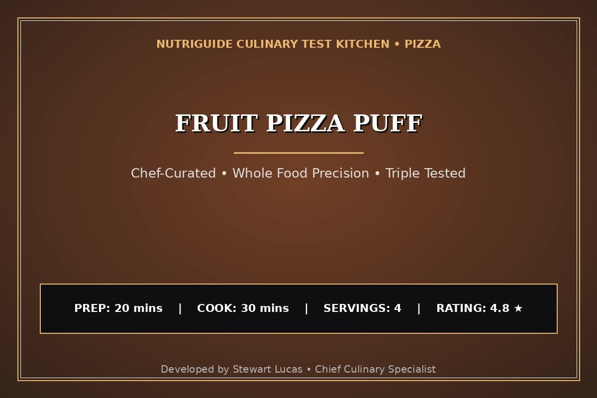 Fruit Pizza Puff